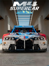 1: 8 BMW M4 Sportcar Building Set, Fully Detailed Simulation, The Ultimate Collectible (4556Pcs) - BAV BRICK