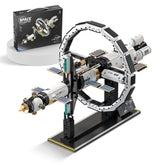 Electric International Space Station Building Kit, Collectible Display Model (2221 Pcs) - BAV BRICK