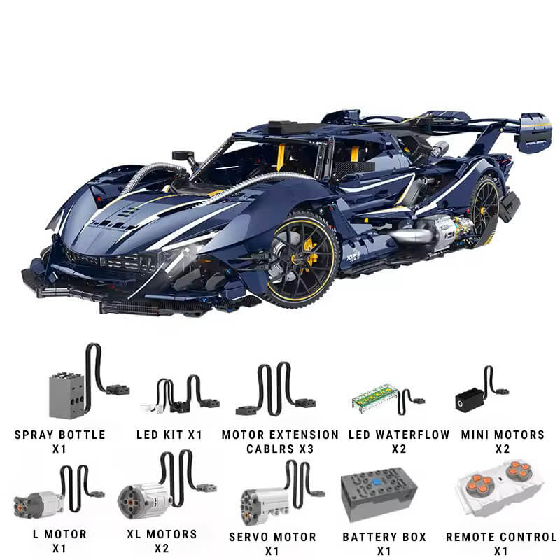1:8 Apollo IE Hypercar — Midnight Edition | Starry Blue Exterior