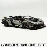 1: 8 Lamborghini One Off: Auténtica, Motorized Convertible Switch Mode, Full Vehicle Motorization (3392 Pcs)