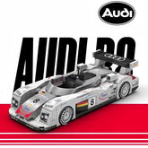 1: 24 AUDI CHAMPION R8 with Container Display Case (385 PCS) - BAV BRICK