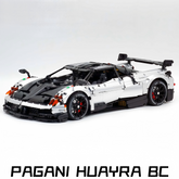 1: 8 Pagani Huayra Silver Plating Limited Edition (4708 Pcs)