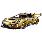 1:8 Porsche GT3 RS Gold Concept | Dual mode switching | 3824+PCS