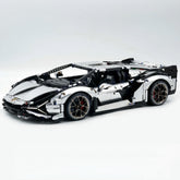 Lamborghini Sian Matte Silver Special Edition 1:8 (3696 exemplaires)