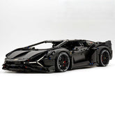1: 8 Lamborghini Sian Black Special Edition (3696 PCS) - BAV BRICK