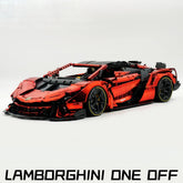 1: 8 Lamborghini One Off: Auténtica, Motorized Convertible Switch Mode | Custom Ruby-plated Edition(3392 Pcs)