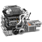 Motorised Hypercar W16 Engine & Gearbox (2024 Pcs)