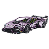 1:10 Drifting Edition Lamborghini SIAN | Remote Controlled Drifting Italian Bull | Metallic Purple Paint (2074pcs)