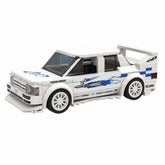 Blue & White Volkswagen Jetta | Includes a complete set of stickers| 239PCS - BAV BRICK