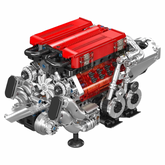 Motorised Red Edition W16 Engine| 958 PCS