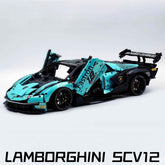 1: 8 The Ultimate Lamborghini Essenza SCV12, Pearlescent Tiffany Blue Limited Edition (4100+PCS)