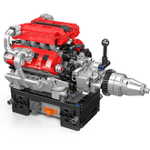 Motorised Italian V8 Engine (750 Pcs)