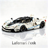 1:8 The Ultimate Italian Hybrid Hypercar EVO | White Italian Flagship - BAV BRICK