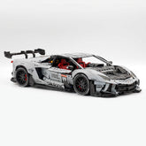 1:8 Lamborghini Aventador SVJ LBWK | Chrome Bull Widebody Supercar (4990+ PCS) - BAV BRICK