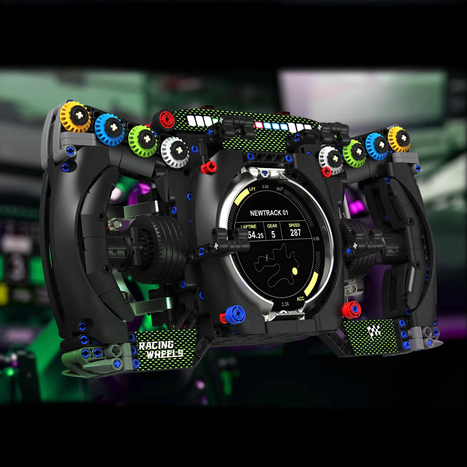 1:1 German Coupe Steering Wheel | Life-Size Performance Cockpit Replica | 1:1 Scale | 903 PCS - BAV BRICK