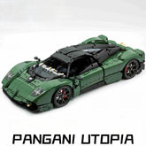 1:8 Pagani Utopia Custom Avocado Green Paint – The Ultimate V12 Italian Hypercar (4688 PCS) - BAV BRICK
