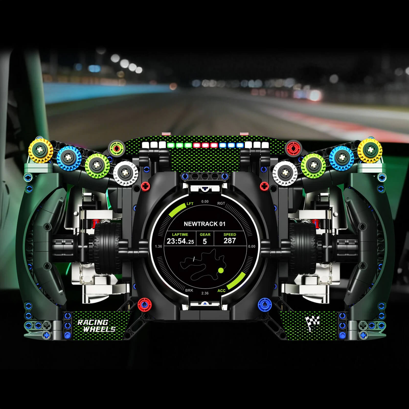 1:1 German Coupe Steering Wheel | Life-Size Performance Cockpit Replica | 1:1 Scale | 903 PCS - BAV BRICK