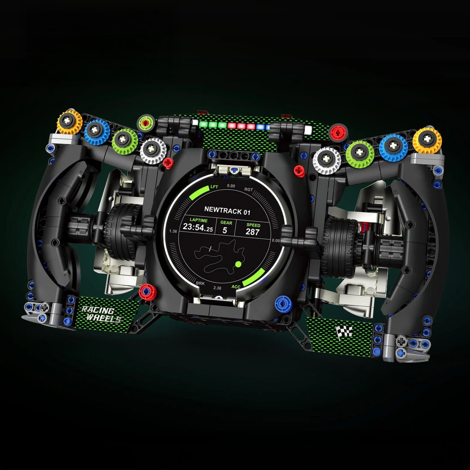 1:1 German Coupe Steering Wheel | Life-Size Performance Cockpit Replica | 1:1 Scale | 903 PCS - BAV BRICK