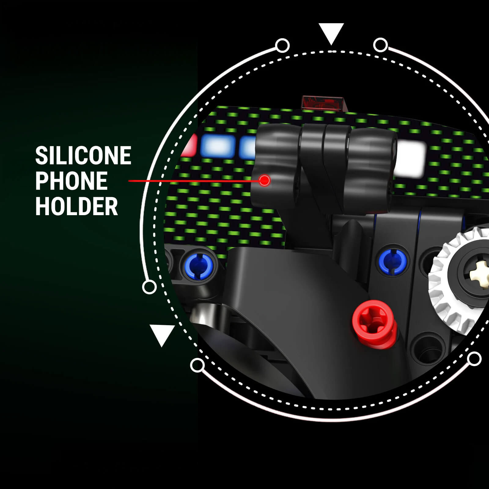 1:1 German Coupe Steering Wheel | Life-Size Performance Cockpit Replica | 1:1 Scale | 903 PCS - BAV BRICK