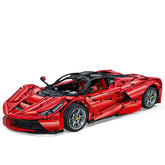 1: 8 LaFerrari C6 Sportcar Building Set, Fully Detailed Simulation, The Ultimate Collectible, None-Remote Controlled (4739Pcs) - BAV BRICK