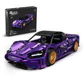 1:14 Purple Phantom Sports Car Building Sets, Collectable Model for Boys Men Teens (1273 Pcs) - BAV BRICK
