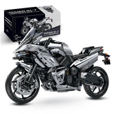 1:5 Kawasaki R7 Motorcycle Buiding Kit with Front and Rear Lights, Exclusive display stand, Adult Collectible Models (2156 Pcs) - BAV BRICK