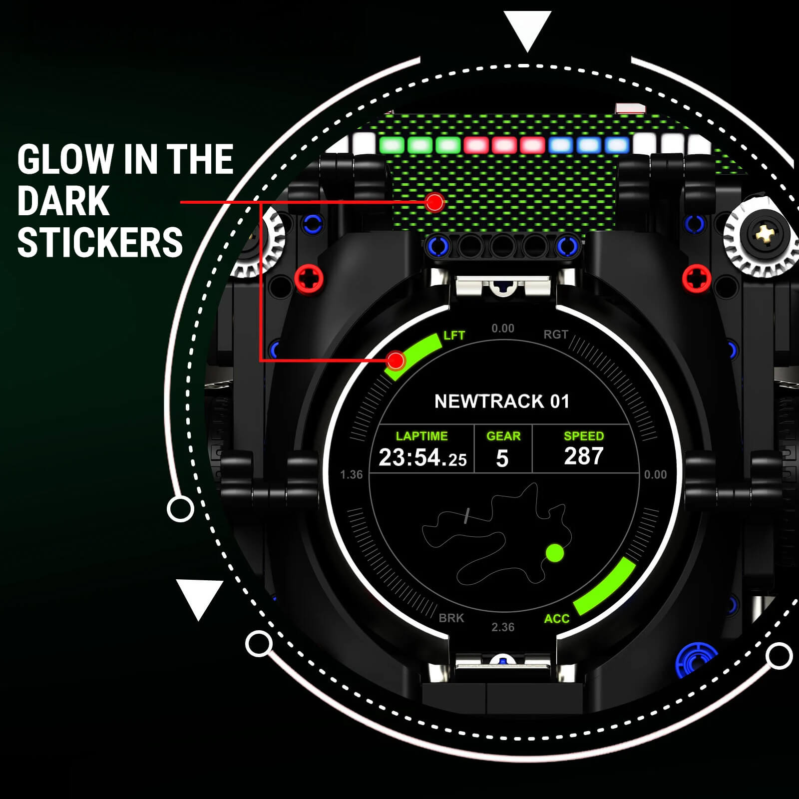 1:1 German Coupe Steering Wheel | Life-Size Performance Cockpit Replica | 1:1 Scale | 903 PCS - BAV BRICK