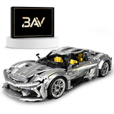 1:10 Silver Koenigsegg Building Sets (2086Pcs) - BAV BRICK