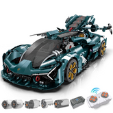 1: 8 Lamborghini Terzo Millennio SuperCar with Electric Suspension Lifting, Electric Doors Remote Control Model (3492 Pcs)