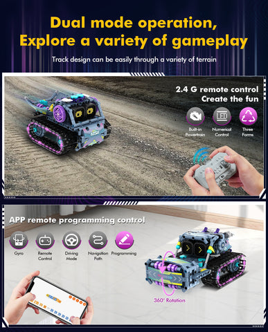 Building Remote Control Items STEM Robot Building Set, 3 in 1 Remote & App-Controlled Robotic Toys ...