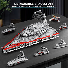 Giant Space Craft Aircraft Carrier, Wall Display, The Ultimate Collector's Set (5964 Pcs) - BAV BRICK