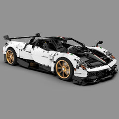 1: 8 Pagani Huayra White Italy Concept Ultimate Edition (4708 Pcs) - BAV BRICK