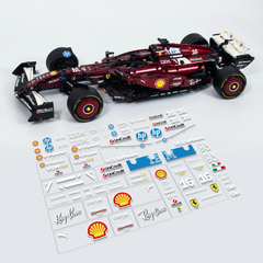 Coche Ferrari SF-25 F1 a escala 1:8 | Edición Borgoña pintada a medida (1900 piezas)