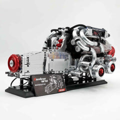 Large W16 Engine | French 16-Cylinder Engine Set (2520 PCS)