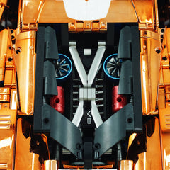1: 8 Corvette C8 Supercar Building Sets, Mirror electroplating Customized Edition (3788 Pcs)