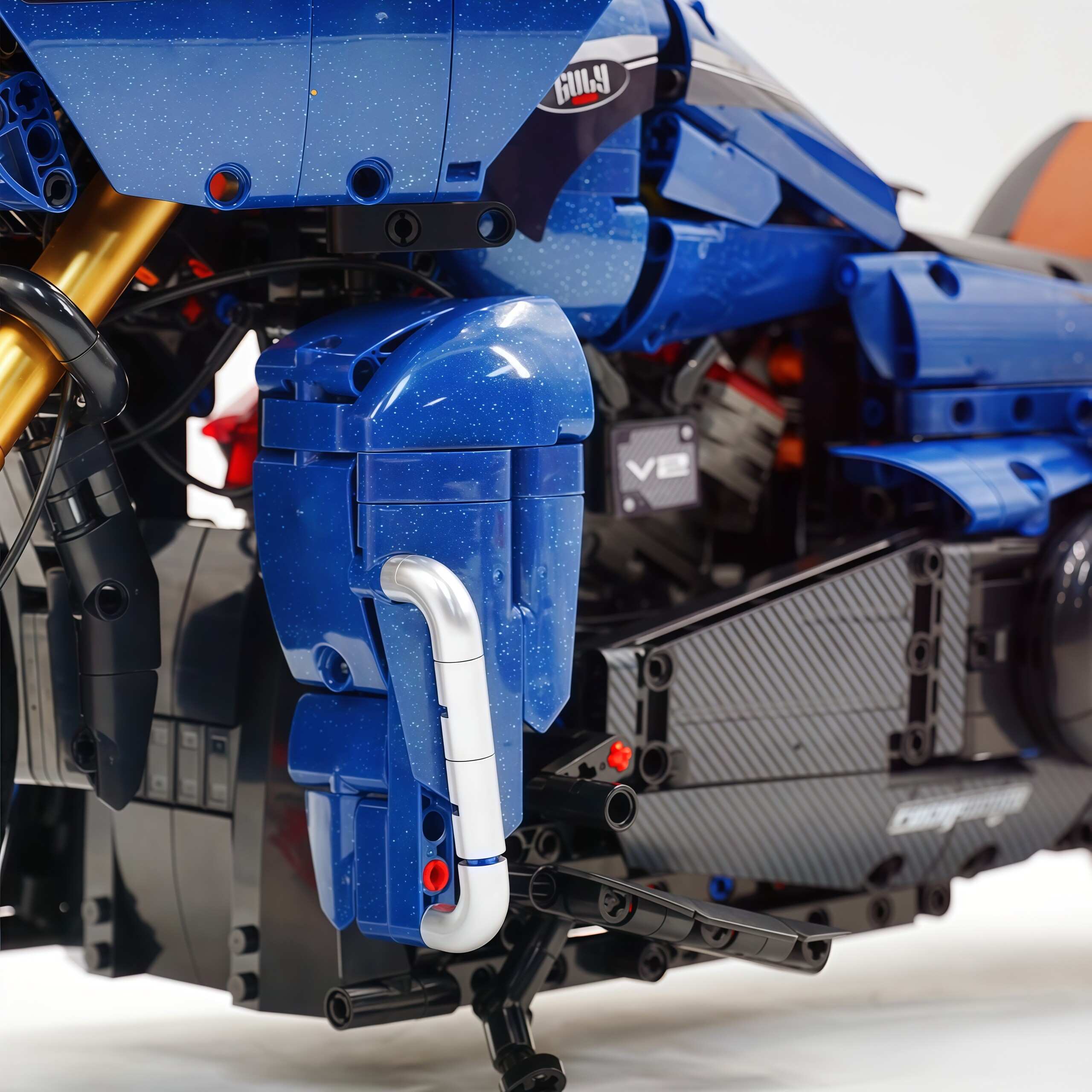 1:5 Harley-Davidson Street Glide Motorcycle | Glossy Starry Sky Blue Painted Edition(2410 PCS) - BAV BRICK