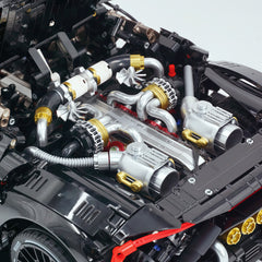Bugatti Tourbillon a escala 1:8 | Una bestia azul de precisión | Una pieza de coleccionista definitiva (3719 unidades)