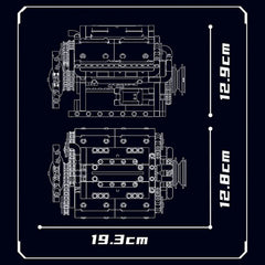 MOTORISED V8 ENGINE (534 PCS)