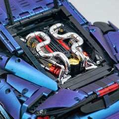 1:8 The Ultimate Ferrari 488 Supercar, GTR-style widebody kit and large rear wing (3237 PCS)