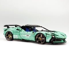 Ferrari SF90XX 1:8, finition rose, édition limitée, la supercar ultime, plus de 12 détails reproduits (4100 exemplaires)