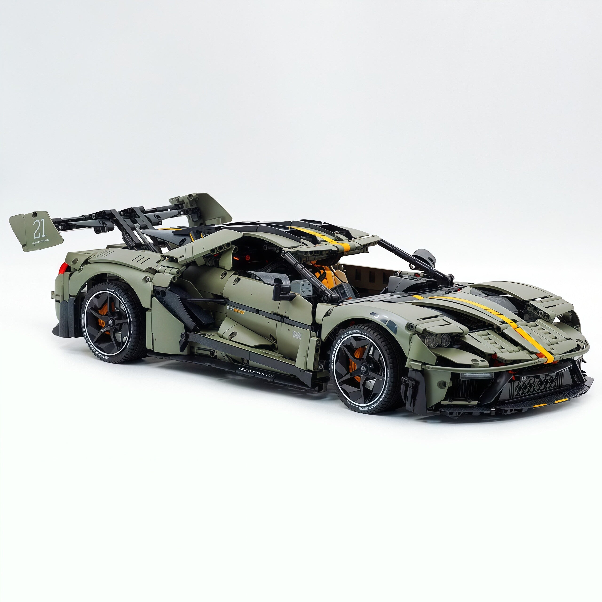 1:8 RC Ultimate Ford GT Mansory | The Dominant American Road King (3400+ pcs) - BAV BRICK