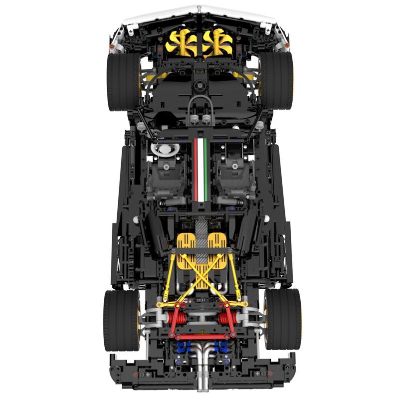 1: 8 Pagani Huayra White Italy Concept Ultimate Edition (4708 Pcs) - BAV BRICK