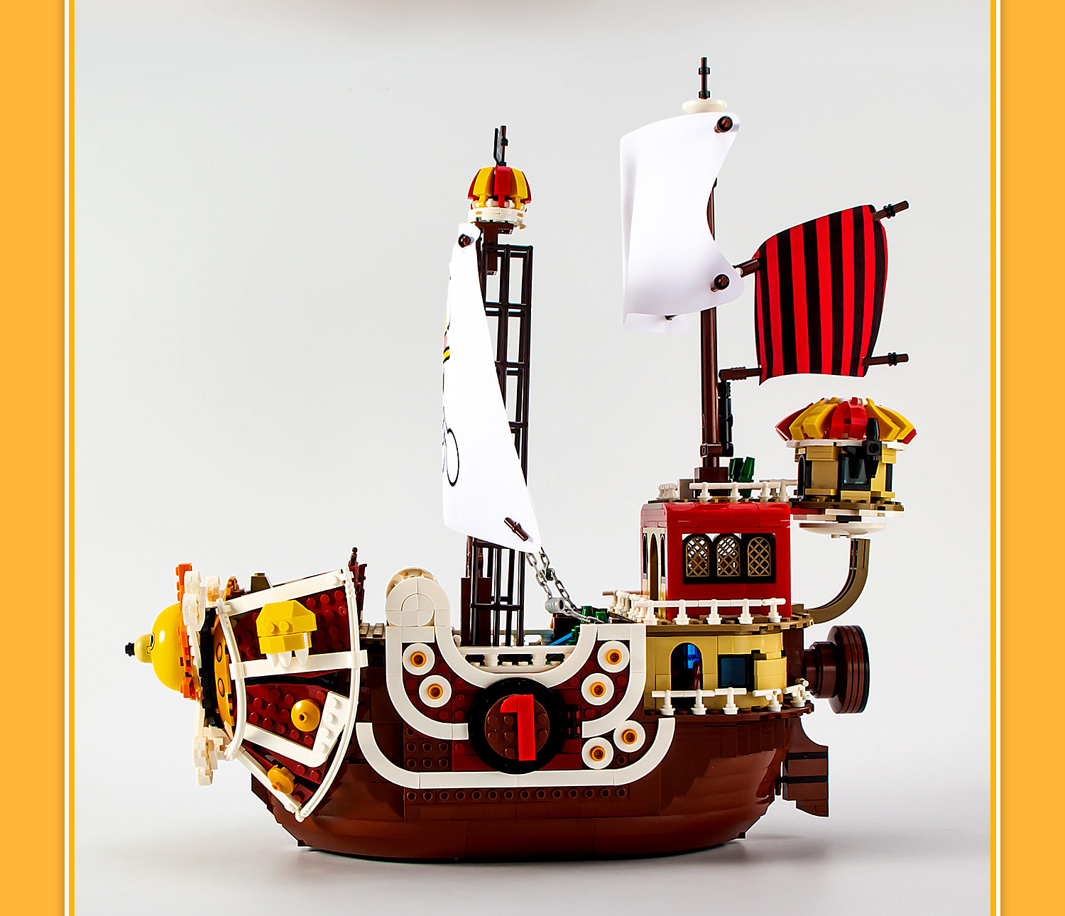 One Piece Pirate Ship Thousand Sunny, Free Dolls (1484 Pcs) - BAV BRICK