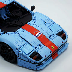 1:8 The Ultimate Ferrari F40 Supercar, Gulf Blue Custom Edition (4026 PCS)