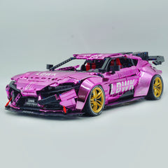 1:8 Toyota Supra Electroplating powder limited edition, Electric Air Suspension, Rear Accelerator Blade linkage (4399 Pcs)