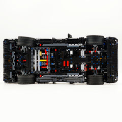 1: 8 Dodge Challenger, Black Samurai Customized Version (3300+Pcs)