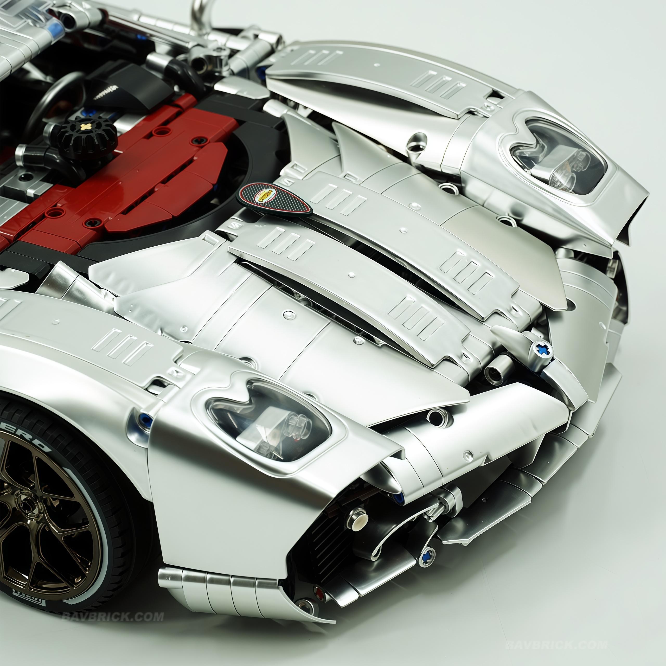 1:8 Pagani Utopia | Sliver Masterpiece | 3428+ PCS