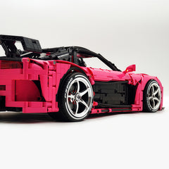 1: 8 Mazda RX-7 with Remote Control, Front and Rear Lights, Macaron Pink Limited Edition (3305 Pcs)