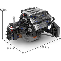 Twin Turbo W12 German Engine (870 Pcs)