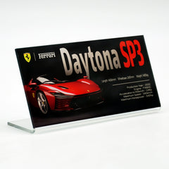 Suitable for Ferrari Supercar Series Display Acrylic Nameplate